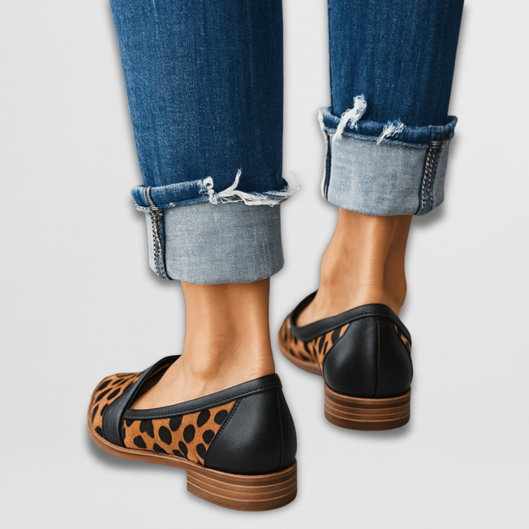 Helen | Mocasines ortopédicos de ante flexible