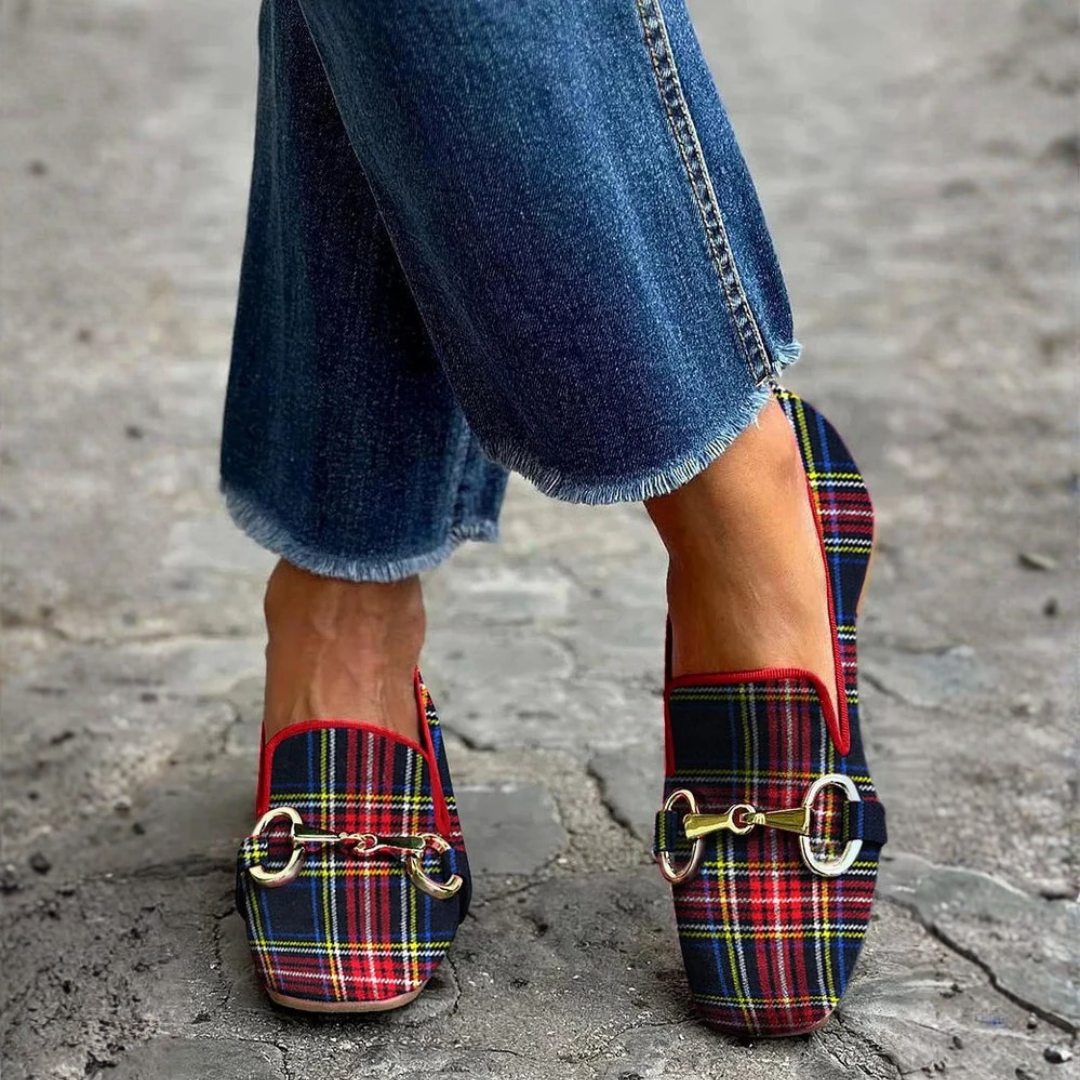Mélani | Mocasines a cuadros