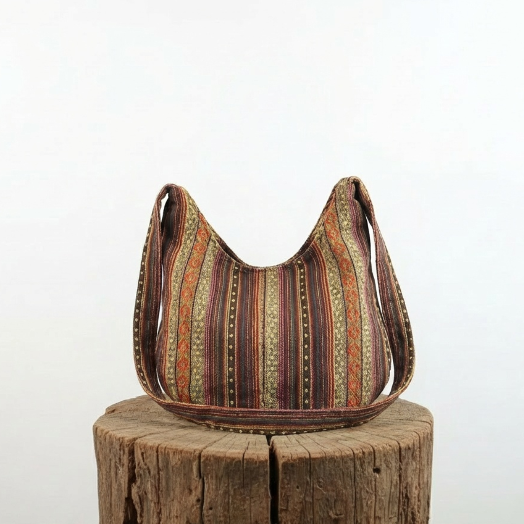 El espíritu bohemio de Jesalia | Bolso de hombro tejido