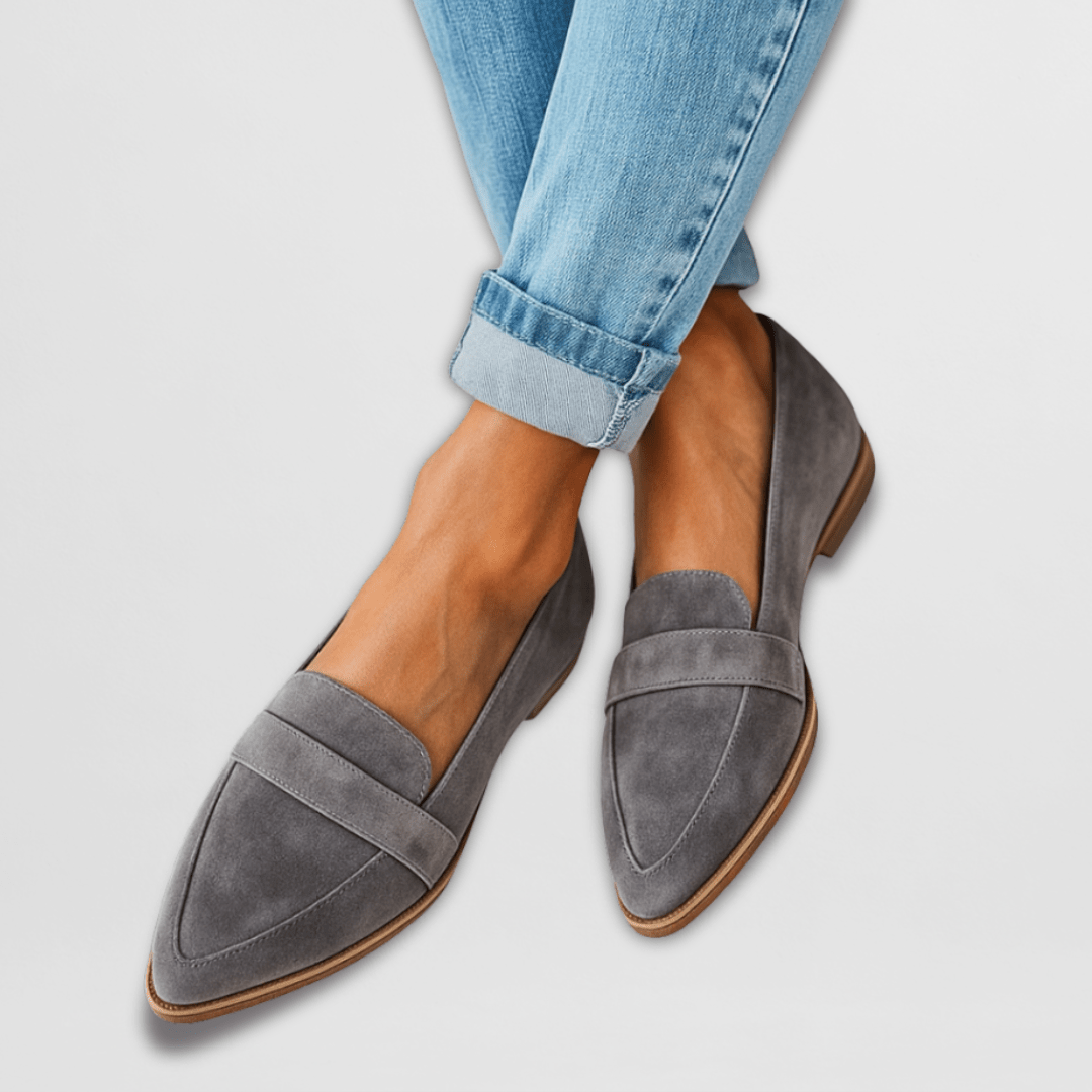 Helen | Mocasines ortopédicos de ante flexible