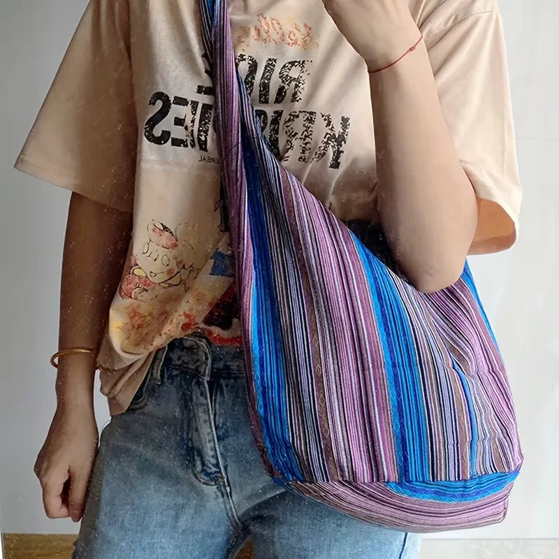 El espíritu bohemio de Jesalia | Bolso de hombro tejido