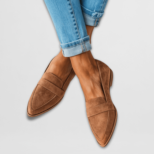 Helen | Mocasines ortopédicos de ante flexible