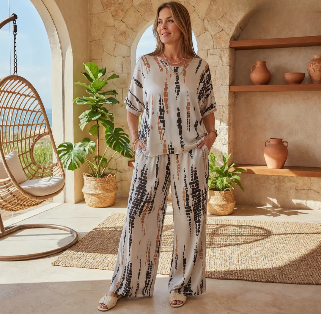 Marie – Completo a due pezzi stampato