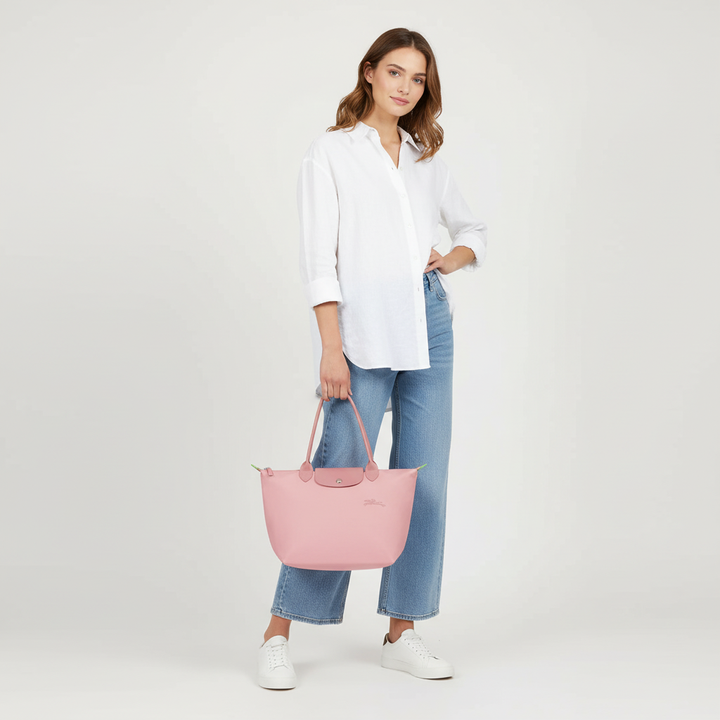 Bolso Grande Serenata Rosa Pétalo