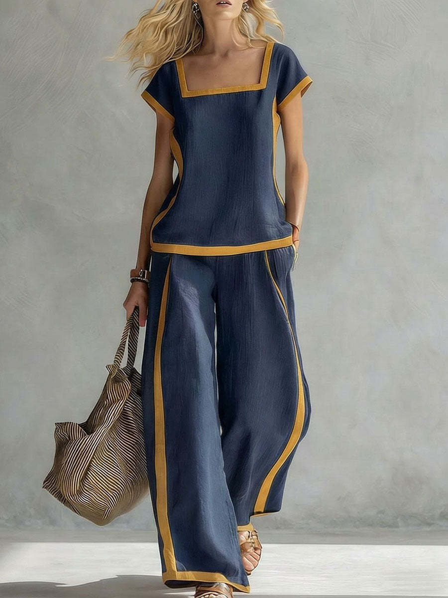 SERENA | ELEGANTE COMPLETO A DUE PEZZI IN LINO
