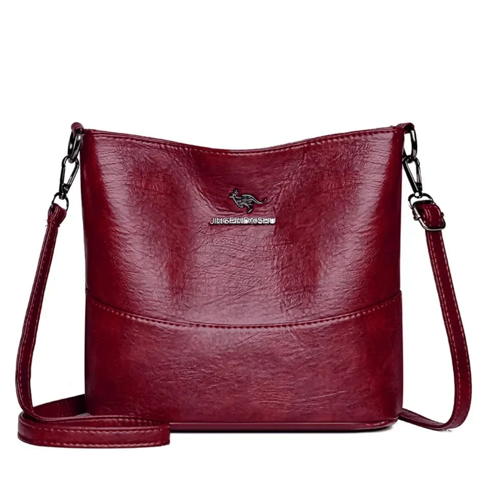 Bolsa croce in pelle di marca di lusso (ACQUISTA 1 E NE RICEVI 1 IN OMAGGIO)