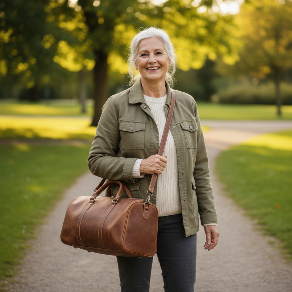 Callene Bolso de viaje de cuero (COMPRA 1 Y LLEVATE 1 GRATIS)