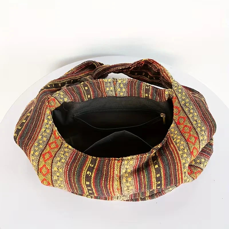 El espíritu bohemio de Jesalia | Bolso de hombro tejido