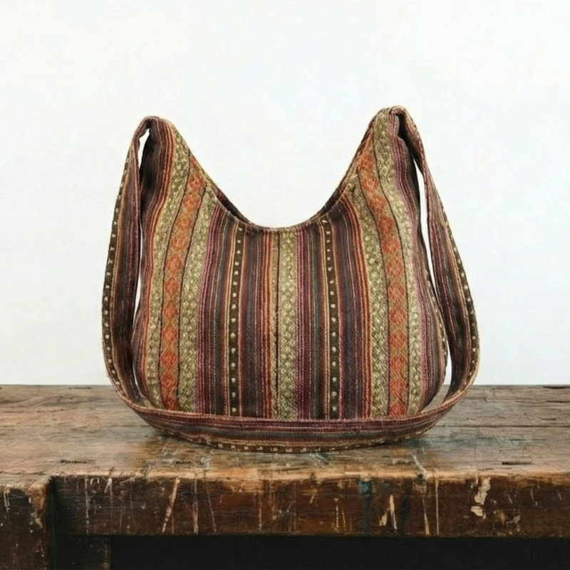 El espíritu bohemio de Jesalia | Bolso de hombro tejido