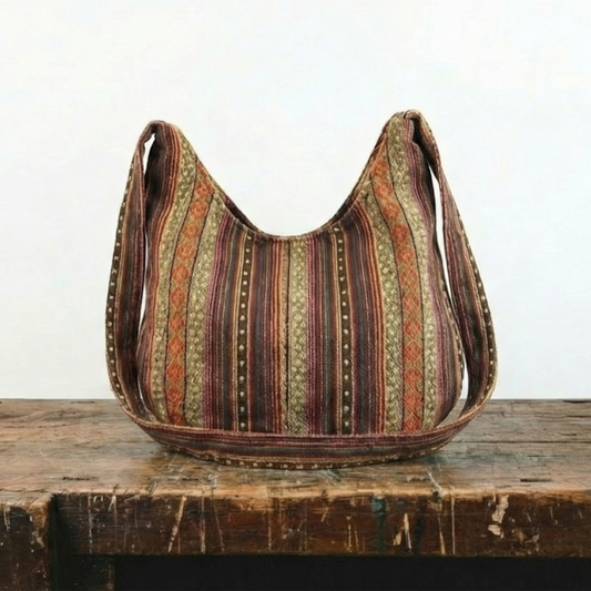 El espíritu bohemio de Jesalia | Bolso de hombro tejido