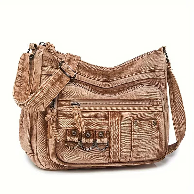 La brisa urbana de Camila | Bolso de hombro vaquero