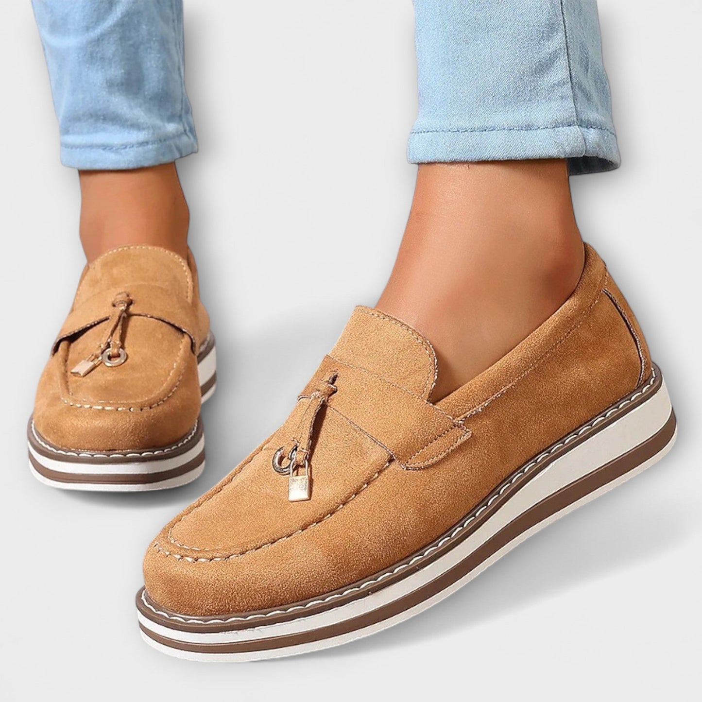 Halo | Mocasines casuales redondos
