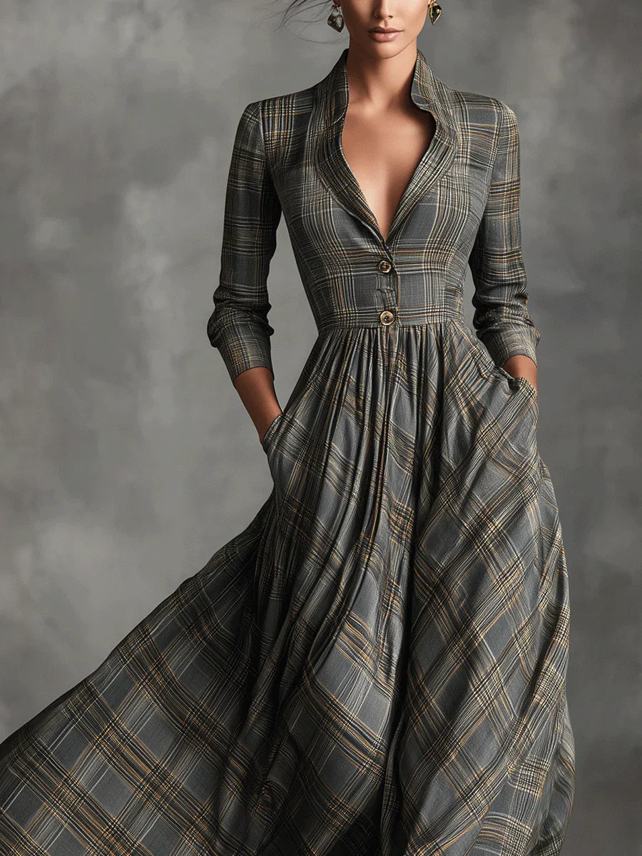 Eva ║ Vestido largo contemporáneo