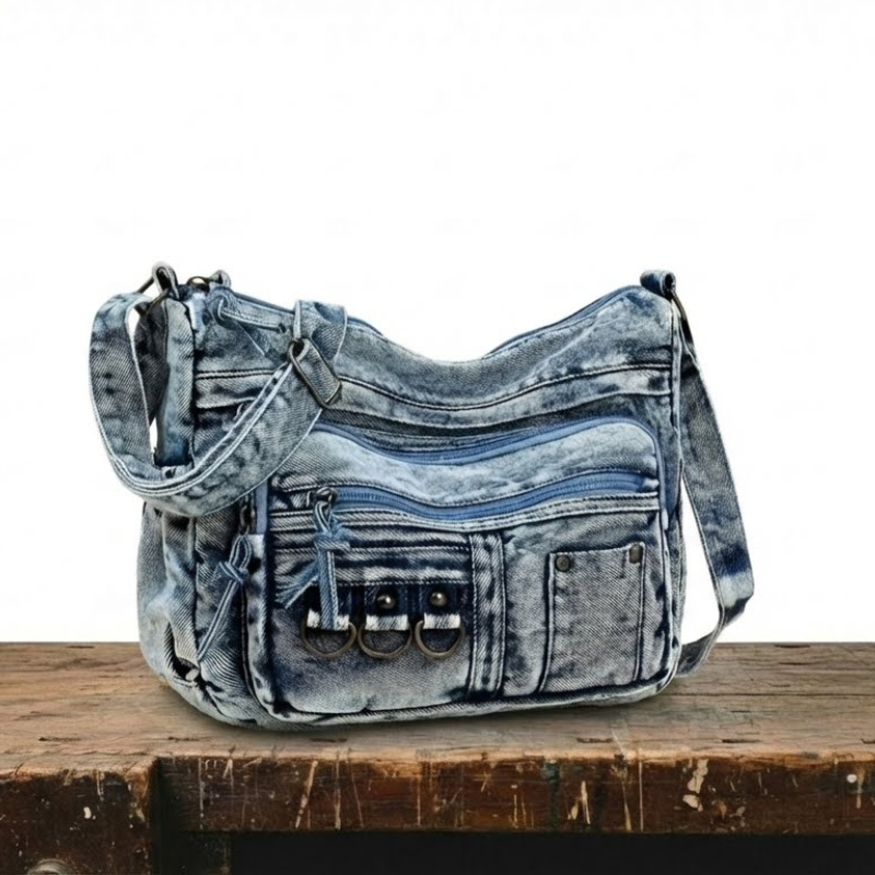 La brisa urbana de Camila | Bolso de hombro vaquero